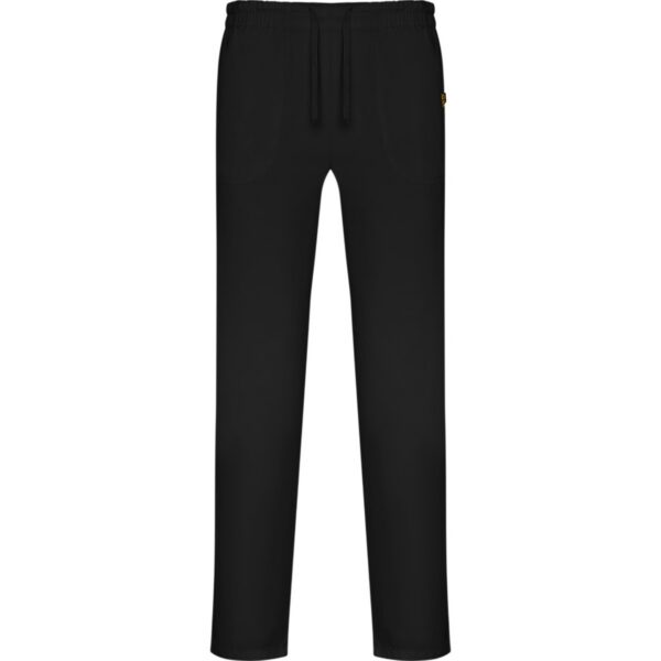 Pantaloni sanitari con elastico in vita - Nero