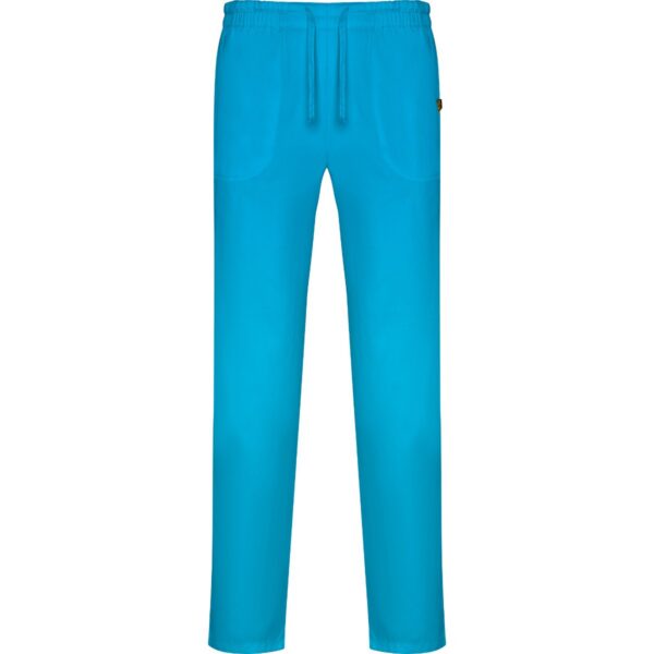 Pantaloni sanitari con elastico in vita - Azzurro Danubio
