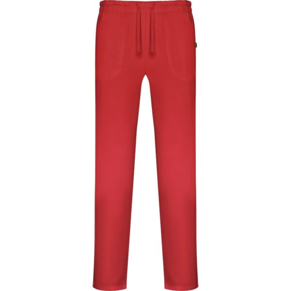 Pantaloni sanitari con elastico in vita - Rosso