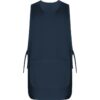 Grembiule reversibile con bretelle - Blu Navy