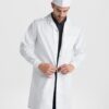 Camice da laboratorio unisex con risvolto - dettaglio 1