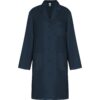 Camice da laboratorio da donna con risvolto - Blu Navy