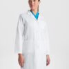 Camice da laboratorio da donna con risvolto - modello 1