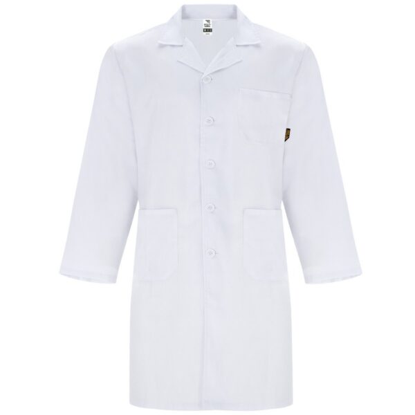 Camice da laboratorio unisex con revers - Bianco