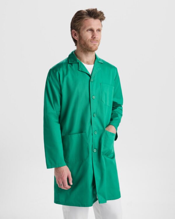 Camice da laboratorio unisex con revers - modello 1