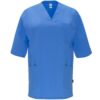 Camice sanitario unisex a maniche corte - Blu Lab