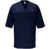 Camice sanitario unisex a maniche corte - Blu Navy