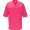Camice sanitario unisex a maniche corte - Rosa Orchidea