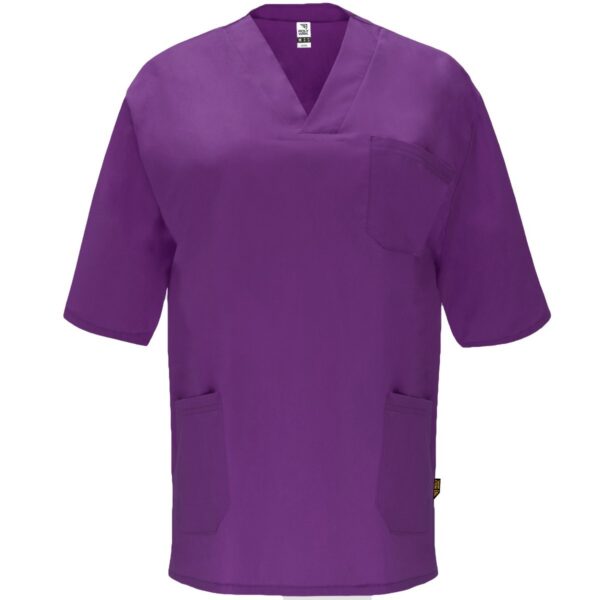 Camice sanitario unisex a maniche corte - Uva