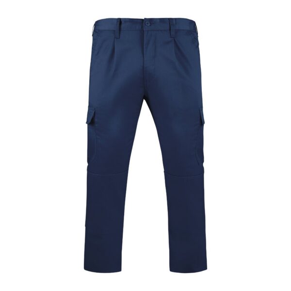 Pantalone lungo multitasche - Blu Navy