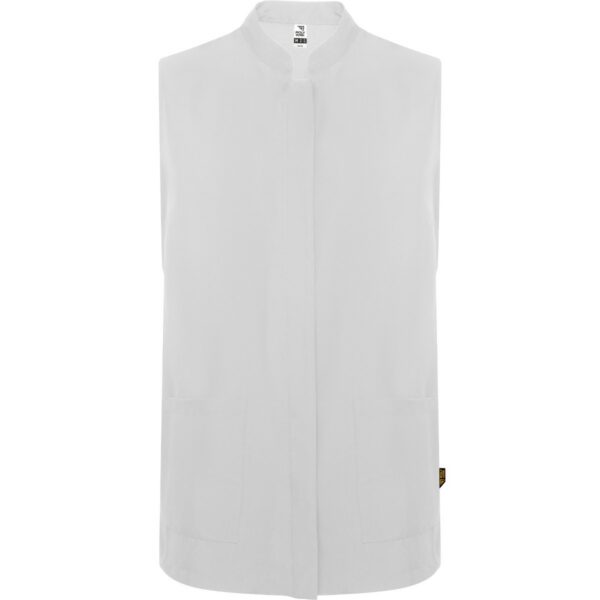 Casacca di servizio senza maniche - Bianco