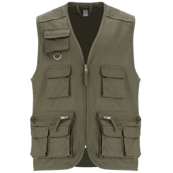 Gilet da lavoro multitasche - Verde Militare