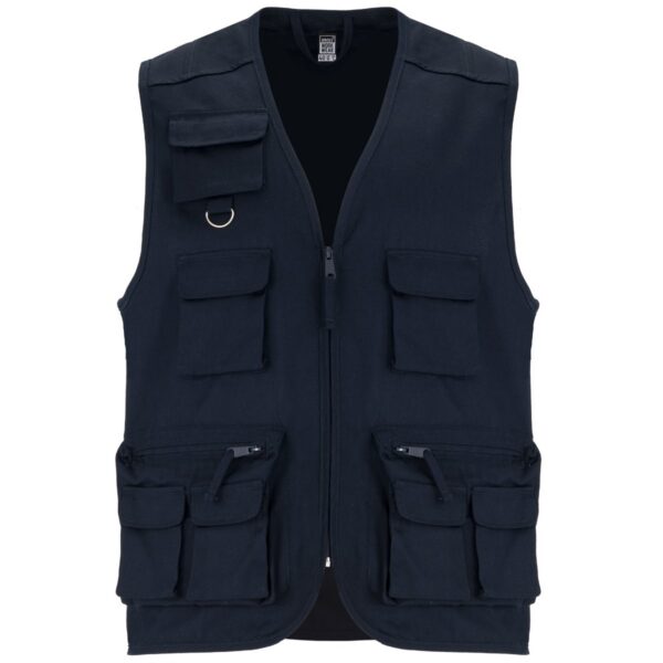 Gilet da lavoro multitasche - Blu Navy
