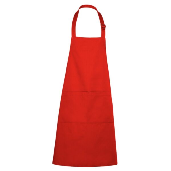 Grembiule lungo in twill - Rosso