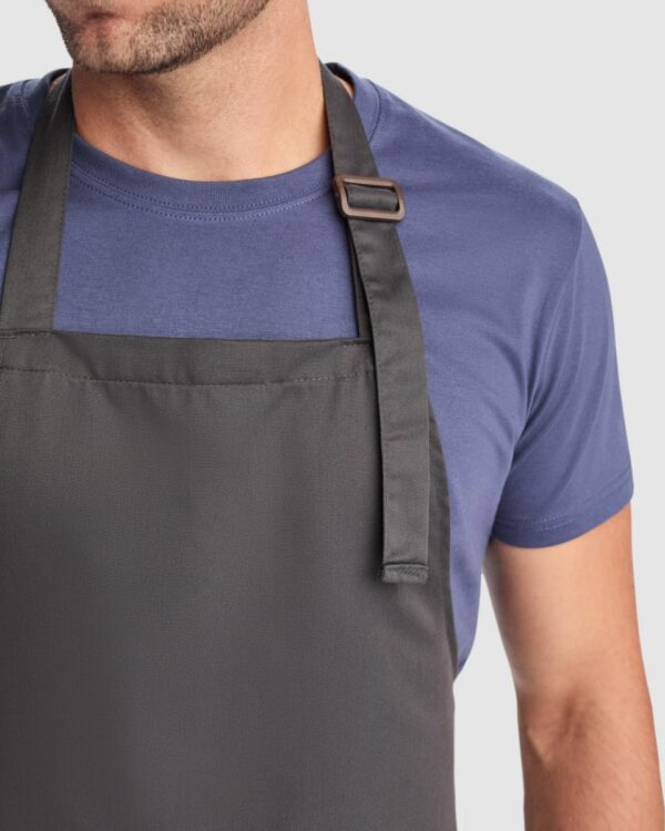 Grembiule lungo in twill - dettaglio 2