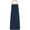 Grembiule lungo in denim - vista 2