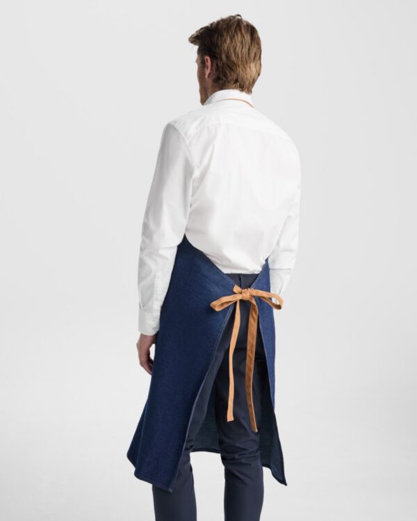 Grembiule lungo in denim - dettaglio 2