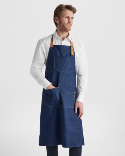 Grembiule lungo in denim - modello 1
