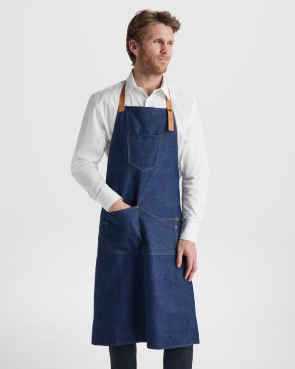 Grembiule lungo in denim - modello 1