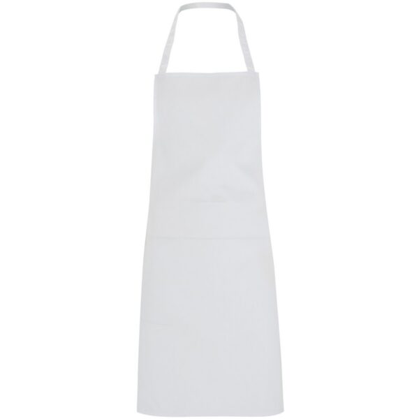 Grembiule lungo in twill - Bianco