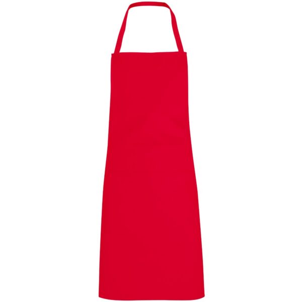 Grembiule lungo in twill - Rosso
