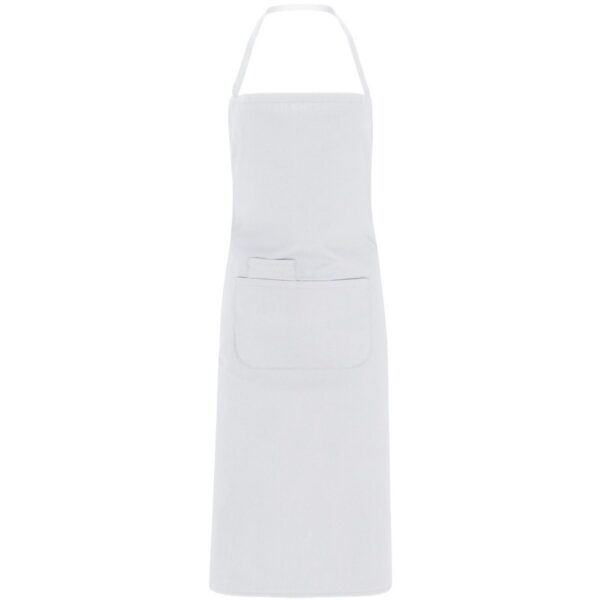 Grembiule lungo in popeline - Bianco