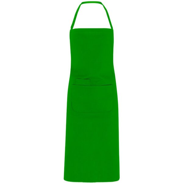 Grembiule lungo in popeline - Verde Felce