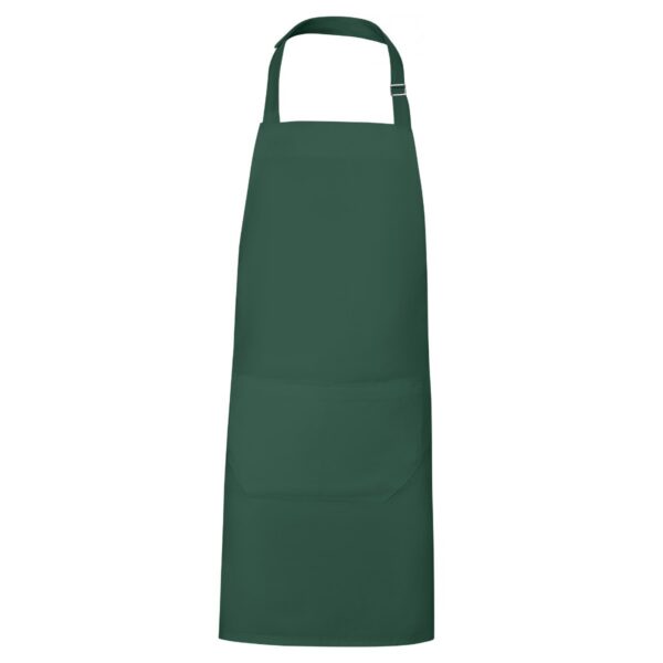 Grembiule lungo in twill riciclato - Verde Bottiglia