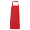 Grembiule lungo in twill riciclato - Rosso