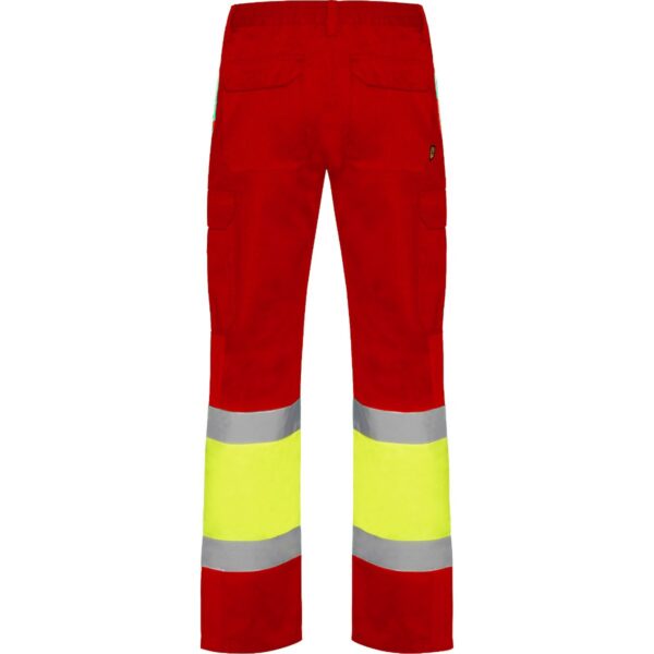 Pantalone lungo multitasche bicolore ad alta visibilità - vista 1