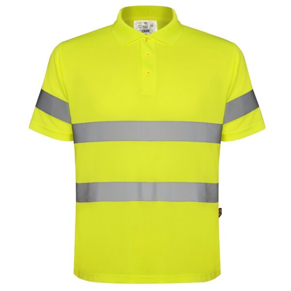 Polo Alta Visibilità - Giallo Fluo