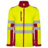 Softshell Alta Visibilità - Job Red/Fluor Yellow