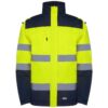 Giubbetto Imbottito Alta Visibilità - Blu Navy/Giallo Fluor