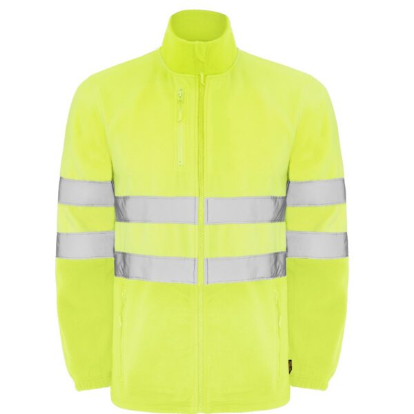 Giubbetto in Pile Alta Visibilità - Giallo Fluo