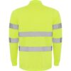 Polo Alta Visibilità Manica Lunga - Giallo Fluo vista 1