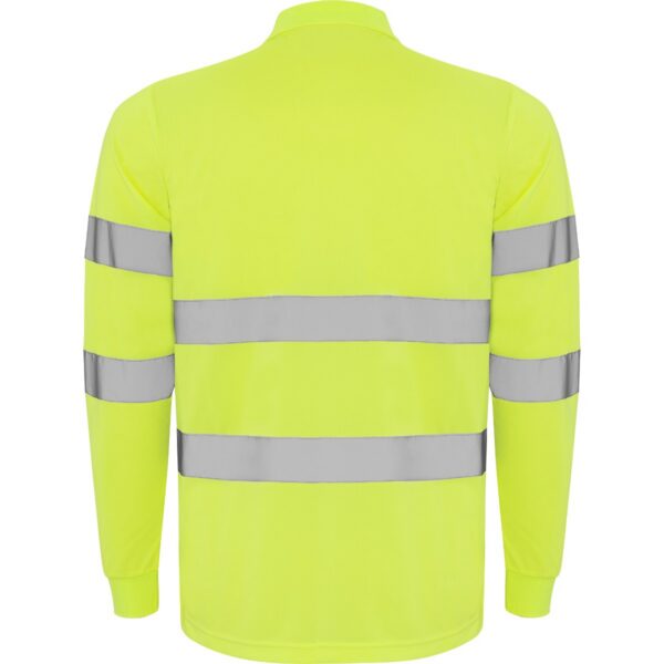 Polo Alta Visibilità Manica Lunga - Giallo Fluo vista 1