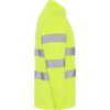 Polo Alta Visibilità Manica Lunga - Giallo Fluo vista 3