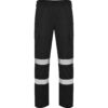 Pantaloni lunghi multitasche con maggiore visibilità - Nero