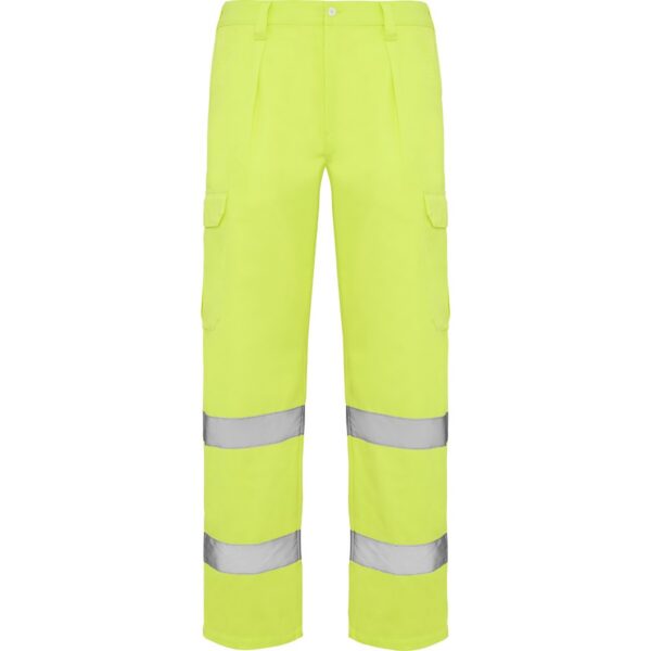 Pantalone multitasche ad alta visibilità - Giallo Fluo