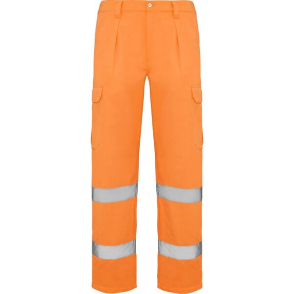 Pantalone multitasche ad alta visibilità - Arancione Fluo