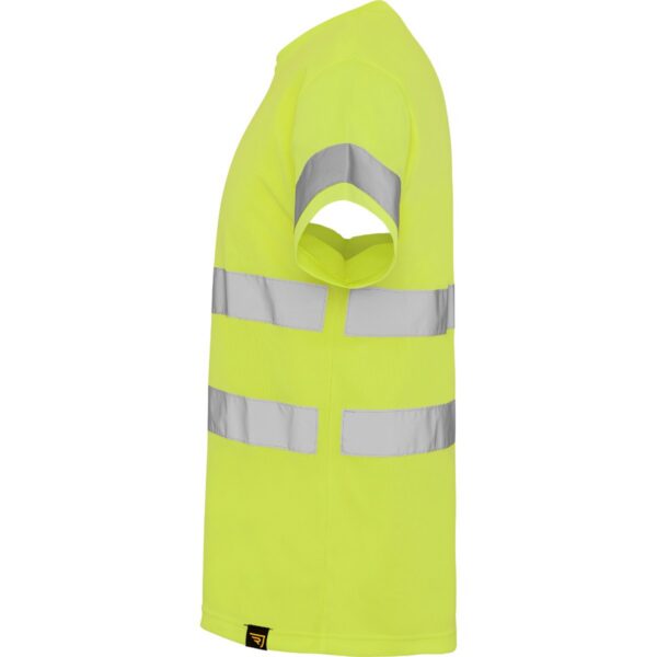 T-Shirt Alta Visibilità - Giallo Fluo dettaglio 2