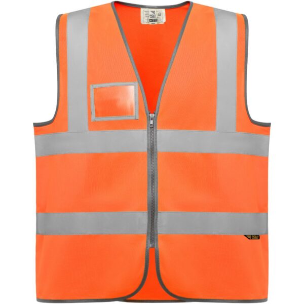 Gilet ad alta visibilità - Arancione Fluo