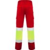 Pantalone lungo multitasche bicolore ad alta visibilità - vista 1