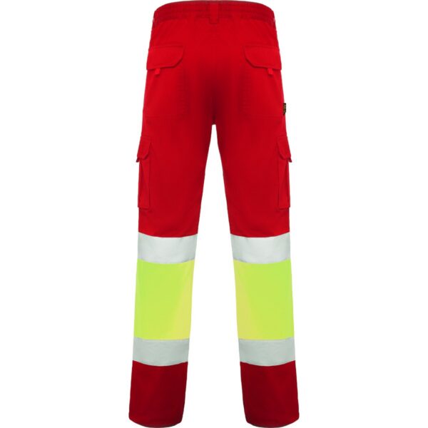 Pantalone lungo multitasche bicolore ad alta visibilità - vista 1
