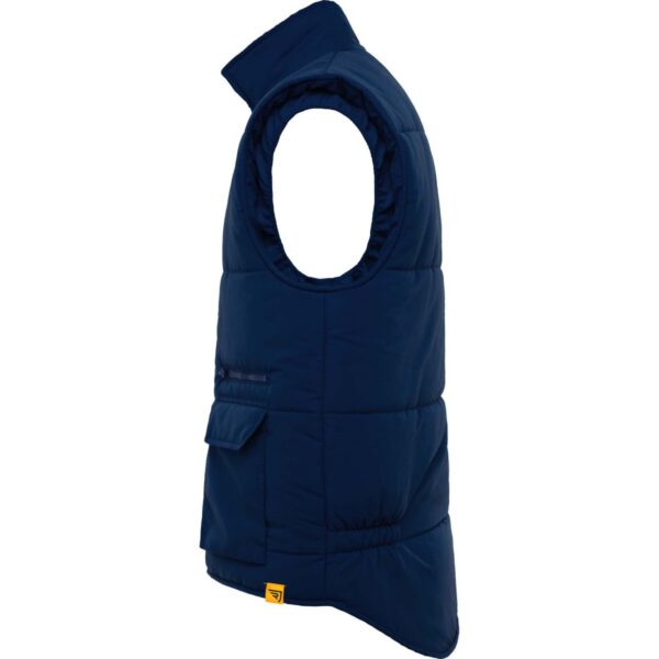 Gilet multitasche reversibile imbottito ad alta visibilità - vista 2