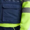 Gilet multitasche reversibile imbottito ad alta visibilità - dettaglio 2