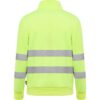 Felpa Alta Visibilità Mezza Zip - Giallo Fluo vista 1