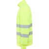 Felpa Alta Visibilità Mezza Zip - Giallo Fluo vista 2