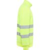 Felpa Alta Visibilità Mezza Zip - Giallo Fluo vista 3