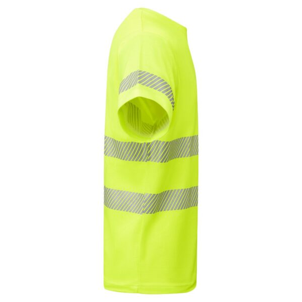 T-Shirt Alta Visibilità Traspirante - Giallo Fluo dettaglio 3